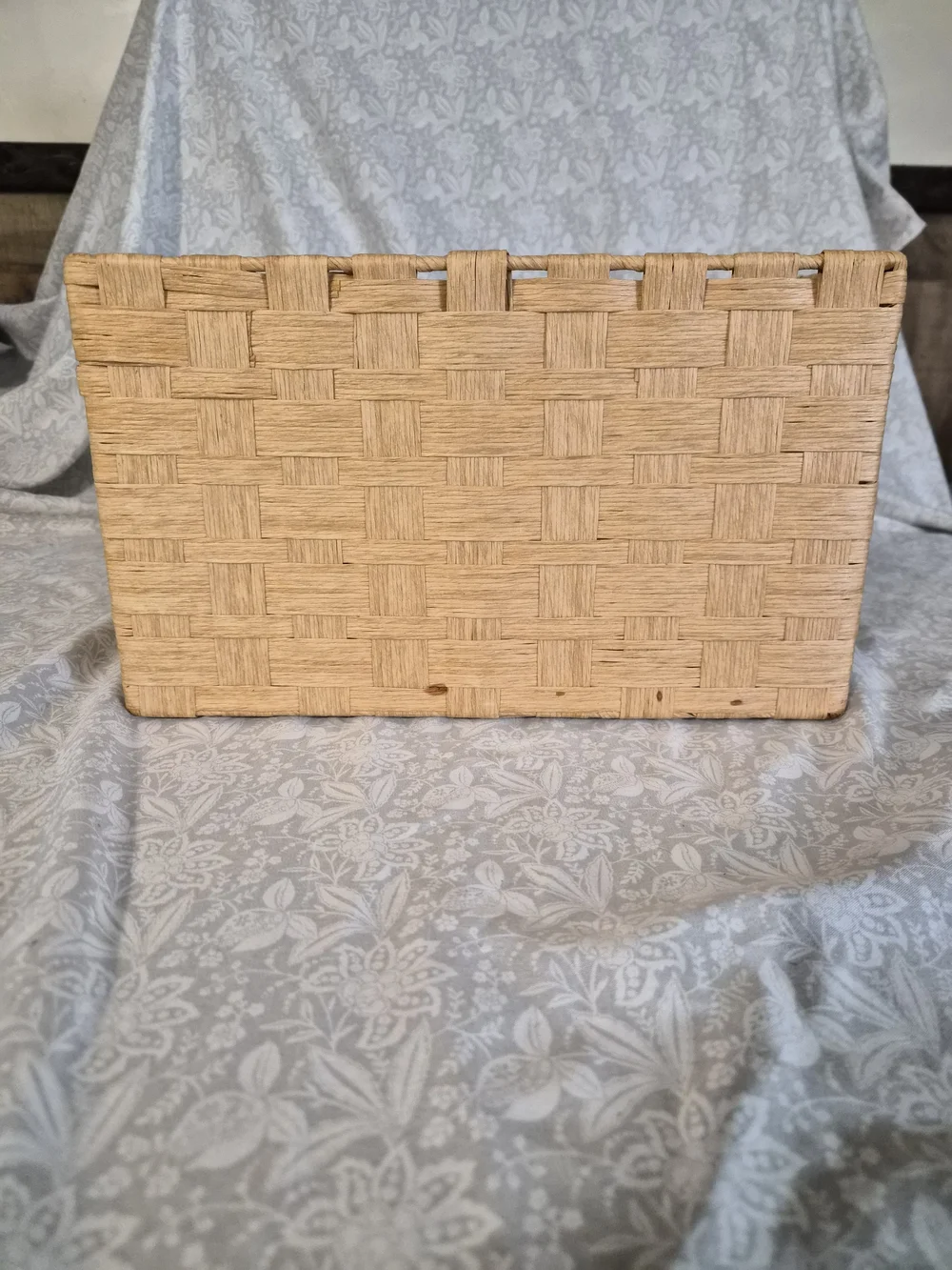 Woven Natural Storage Basket - Neutral Tan